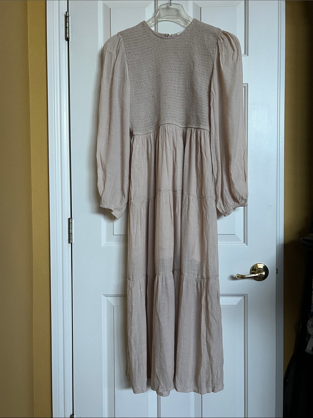 Sweet Wanderer maxi dress
 ( neutral Taupe dress )